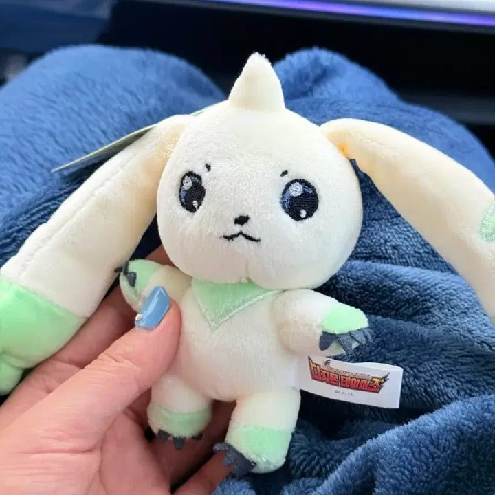 [BUNJANG] Digimon Terriermon Keyring Plush / (최저가) 디지몬 테리어몬 키링 인형