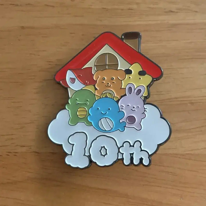 [BUNJANG] JamtteulTV Pixelly 10th Anniversary Metal Badge / 잠뜰TV 픽셀리 10주년 금속 뱃지