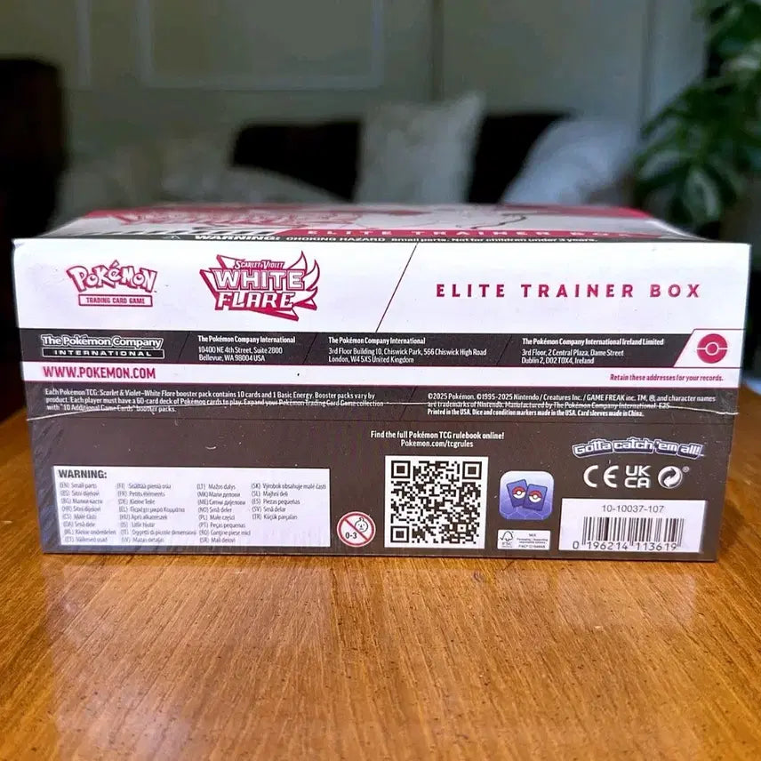 [BUNJANG] Pokemon TCG North America White Flare Elite Trainer Box / 포켓몬스터 북미판 화이트 플레어 ETB