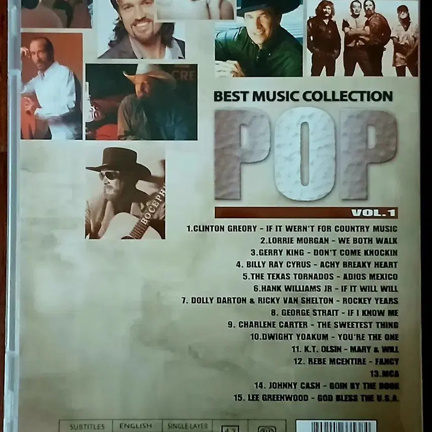 [BUNJANG] Best Music Collection Pop Vol.1 Special Edition DVD / DVD 베스트 뮤직 컬렉션 팝 Vol.1 스페셜 에디션