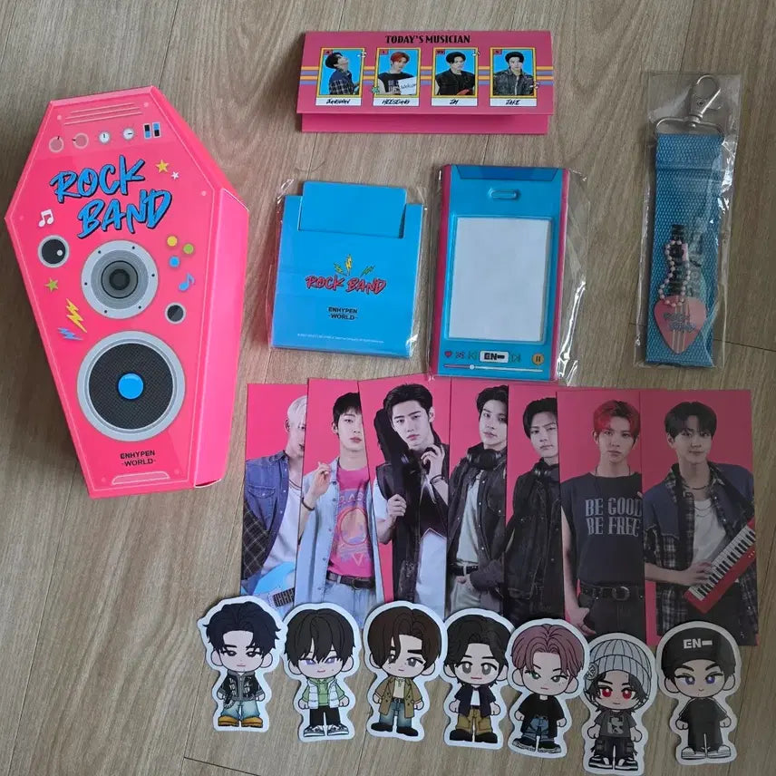 [BUNJANG] Enhypen World Rock Band Special Photocard Holder Strap / 엔하이픈 월드 락밴드 스페셜