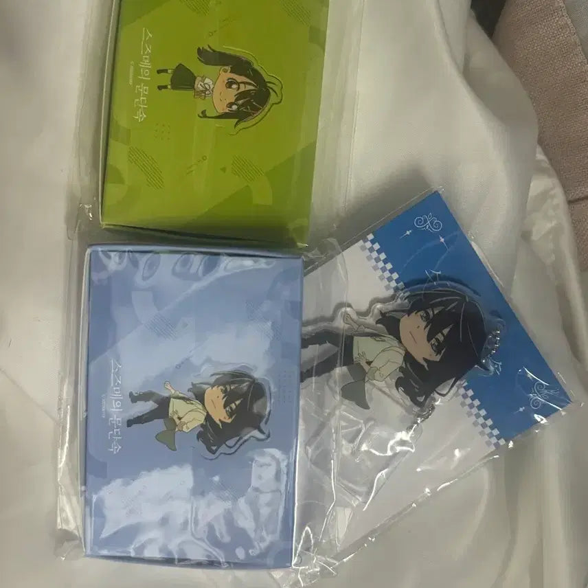 [BUNJANG] Suzume no Tojimari Lotte Cinema Bundle Set Acrylic Keyring and Photocards / (일괄) 스즈메의 문단속 롯데시네마 굿즈
