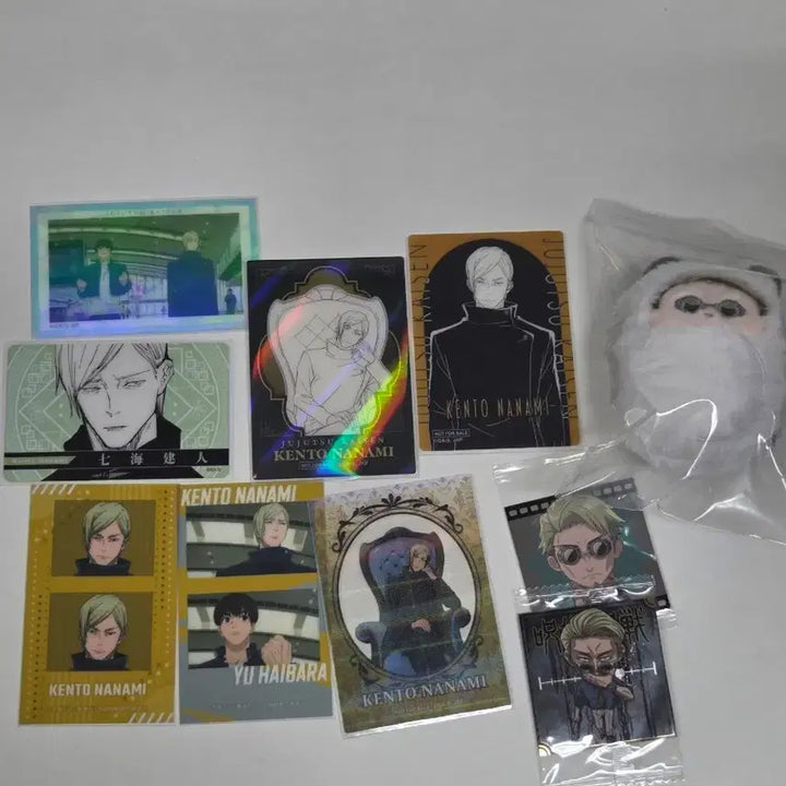 [BUNJANG] Jujutsu Kaisen Kogen Nanami Card Set &amp; Plush / 주술회전 고전 나나미 카드 파샤 지류일괄 / 나나미 누이 굿즈