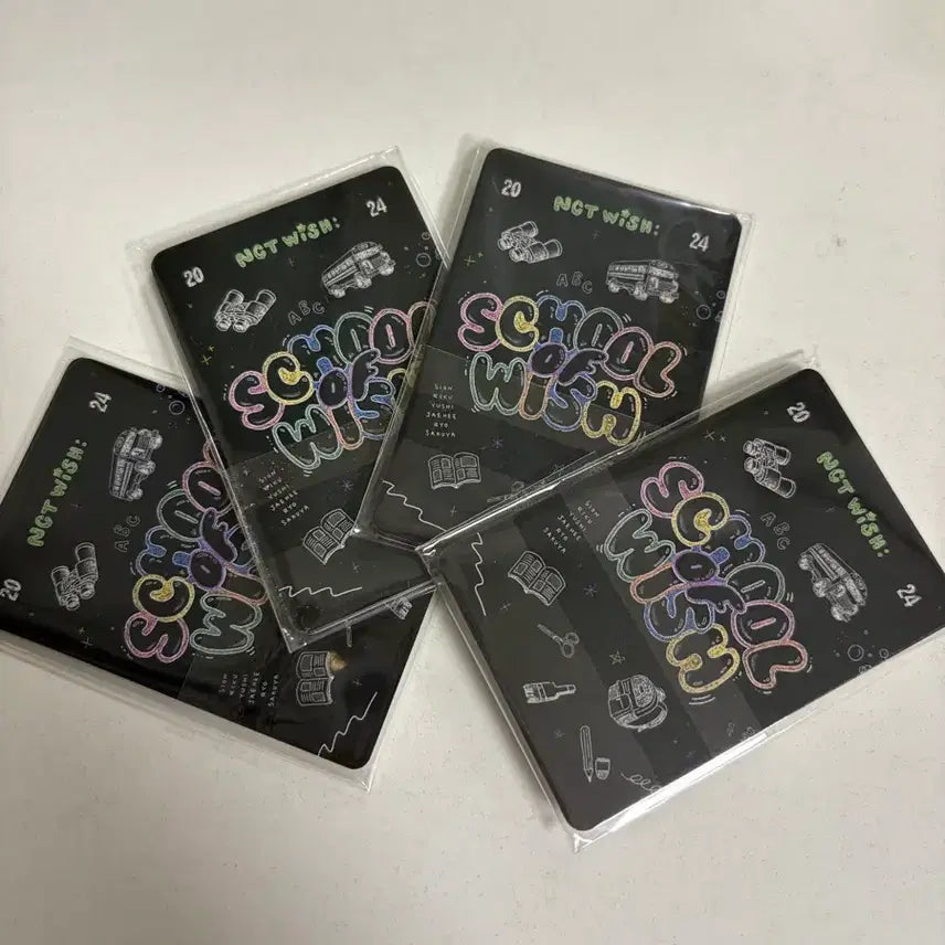 [BUNJANG] NCT WISH School of Wish Entrance Photocard Bundle Set / 스쿨오브위시 입장포카 미개봉 세트 일괄 엔시티위시 NCT WISH 전국투어 전투