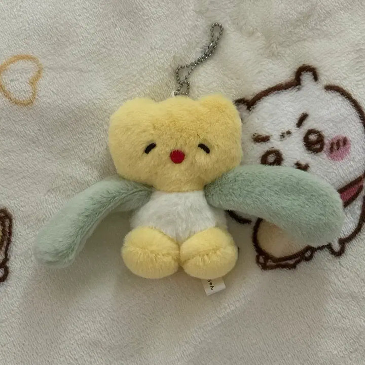 [BUNJANG] Fuwa Fuwa Tulip-chan Yellow Tulip Plush Keychain / 후와후와 튤립쨩 튤립 인형 키링 가챠 판매