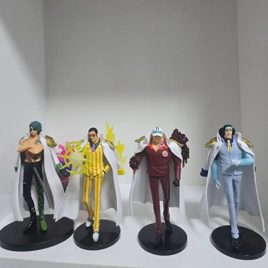 [BUNJANG] Banpresto Ichiban Kuji Voyage of the Great Pirates Logia Set of 4 Figures / 반프레스토 출항 로기아 삼대장 4종 일괄(아카이누,아오키지,키자루,로쿠규,원피스피규어)