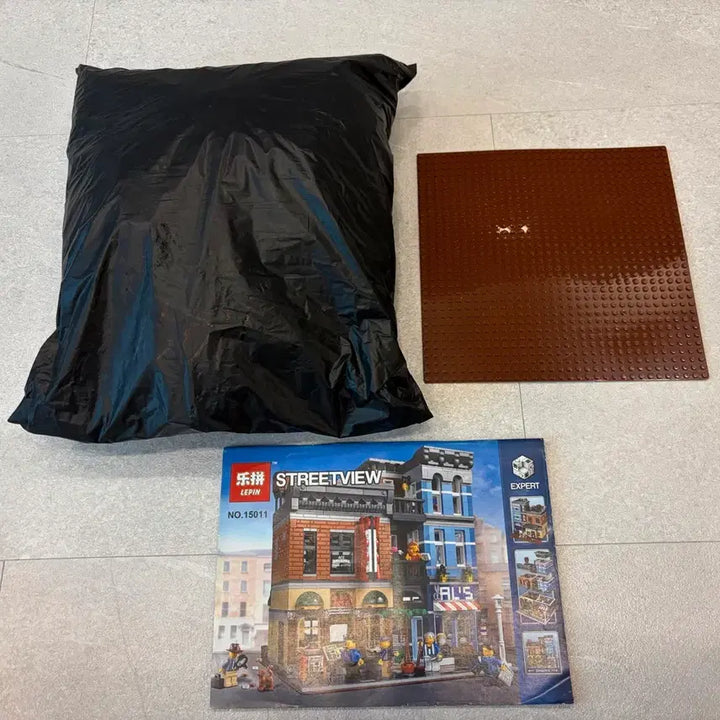 [BUNJANG] Lepins Compatible Modular Detective Agency Building Blocks Set 15011 / 레핀 레고 호환 모듈러 탐정사무소 15011