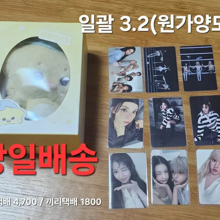 [BUNJANG] NMIXX BAE PIYO Doll Bundle Set with Photocards / 오늘만이가격/당일배송) 엔믹스 믹스피 삐요 배이 인형 원가이하 일괄