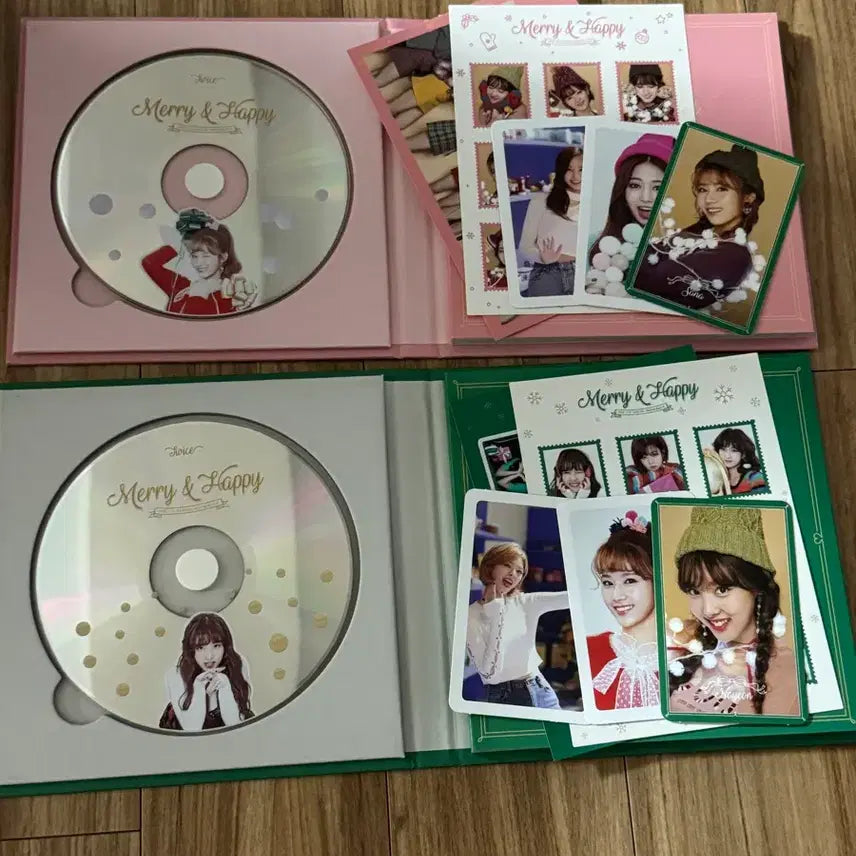 [BUNJANG] TWICE Merry &amp; Happy Album Bundle Set (Includes Photocards) / 트와이스 Merry&amp;Happy 앨범 일괄 양도 (포카포함)