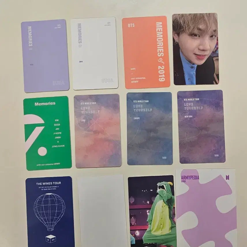 [BUNJANG] BTS Suga Photocard Bundle Set / 방탄소년단 bts 민윤기 슈가 suga 포카 일괄양도