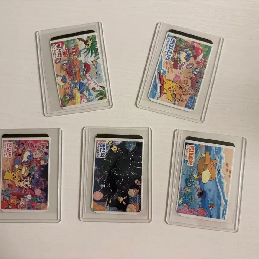[BUNJANG] Pokemon Mega Festa Busan Subway Ticket 5-Type Set / 2026 포켓몬 메가페스타 부산 지하철 티켓 (승차권) 5종