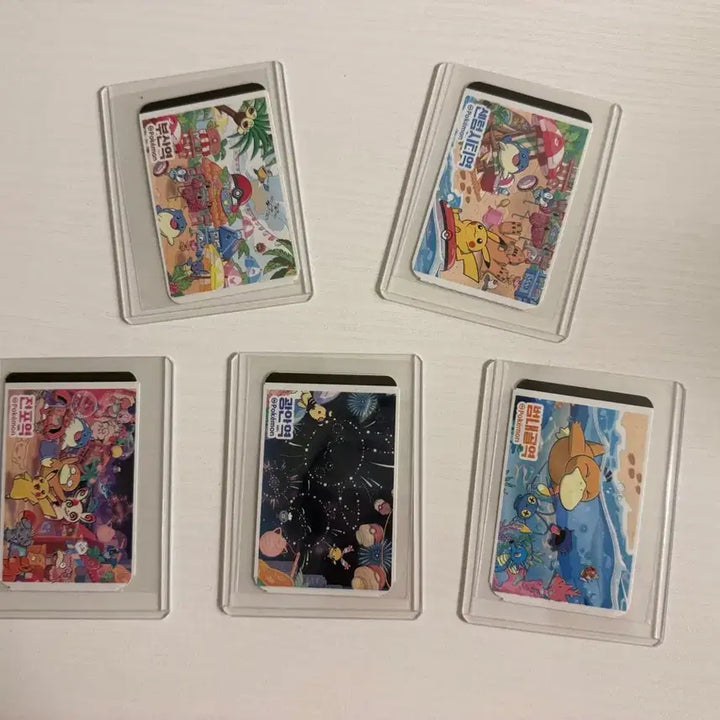 [BUNJANG] Pokemon Mega Festa Busan Subway Ticket 5-Type Set / 2026 포켓몬 메가페스타 부산 지하철 티켓 (승차권) 5종