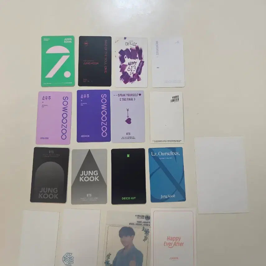 [BUNJANG] BTS Jungkook Bundle Set Photocard / 방탄소년단 bts 정국 포카 일괄양도