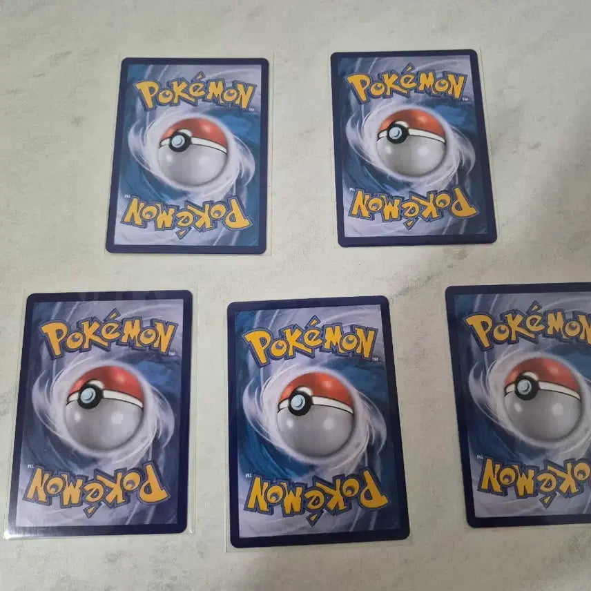 [BUNJANG] Pokemon Pikachu 5-Type Set / 포켓몬 카드 피카츄 5종 세트