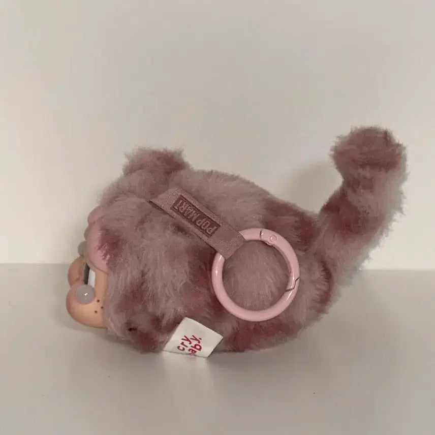 [BUNJANG] Pop Mart Crybaby Pink Leopard Keychain / 팝마트 크라이베이비 핑크호피 키링