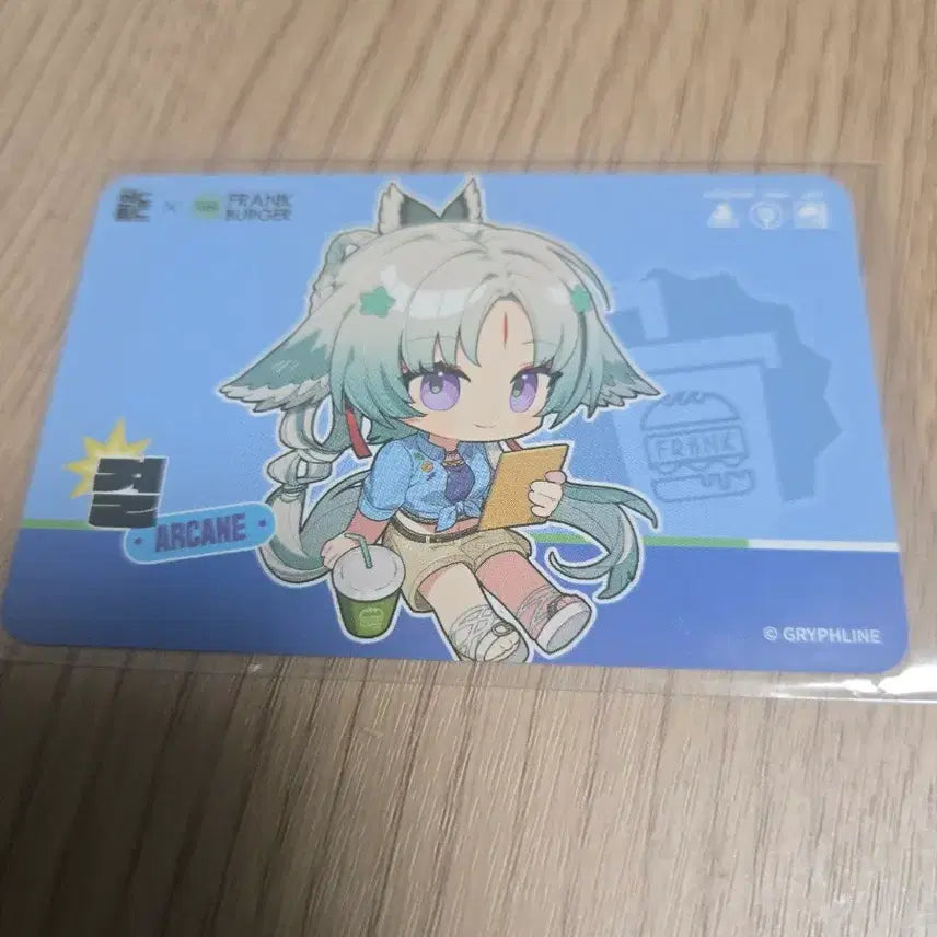 [BUNJANG] Arknights Endfield Frank Burger Event Lyra Photocard / 명일방주 엔드필드 프랭크버거 결(이지연) 포토카드