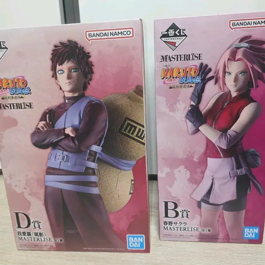 [BUNJANG] Naruto Ichiban Kuji B Prize Sakura D Prize Gaara Figure Set (Sealed) / 미개봉) 나루토 이치방쿠지 B상 사쿠라 D상 가아라 피규어