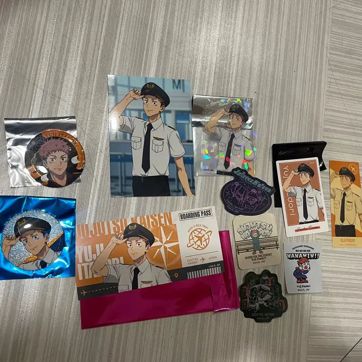 [BUNJANG] Jujutsu Kaisen Yuji Itadori Bundle Set / 주술회전 하네다 츠타야 에어도쿄 쥬쥬카페 이타도리 유지 일괄