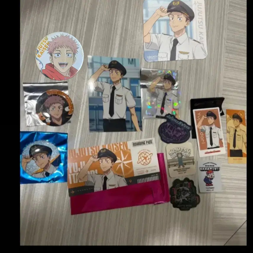 [BUNJANG] Jujutsu Kaisen Yuji Itadori Bundle Set / 주술회전 하네다 츠타야 에어도쿄 쥬쥬카페 이타도리 유지 일괄