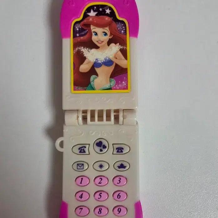[BUNJANG] 2004 TOMY Classic Toy Disney Little Mermaid Ariel Toy Phone / 2004년 TOMY 고전완구 디즈니 에리얼 인어공주 핸드폰 전화기