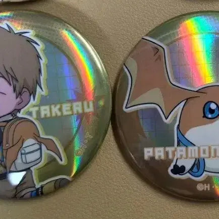 [BUNJANG] Digimon Adventure Digimon Random Badge Riki &amp; Patamon Bundle Set / 디지몬어드벤처 디지몬 랜덤 뱃지 리키 파닥몬 일괄판매