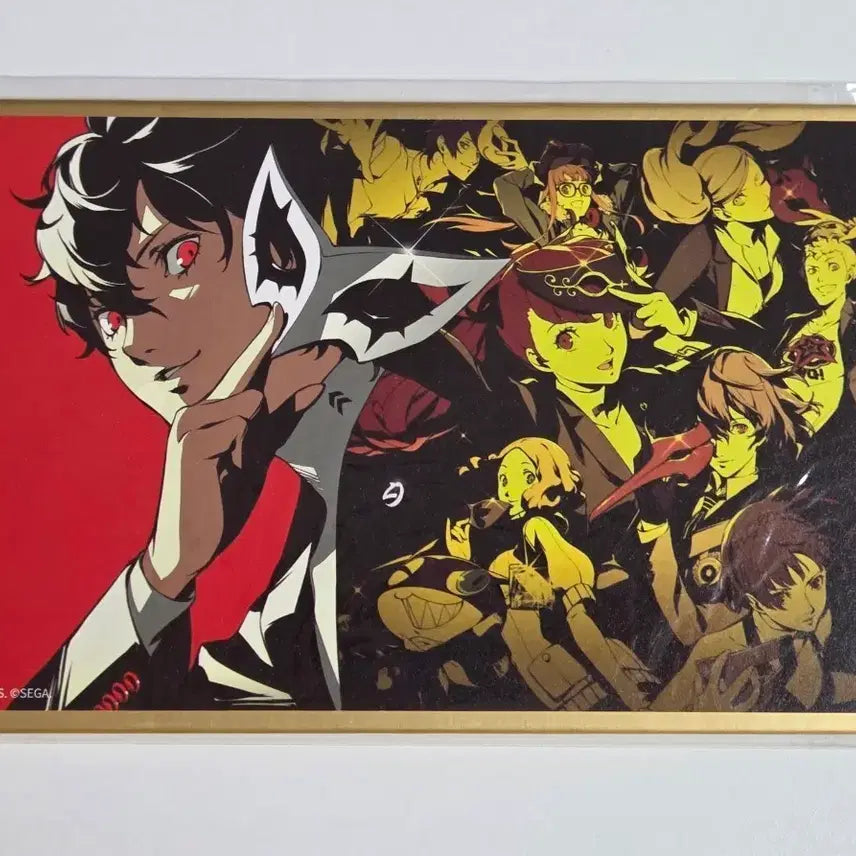 [BUNJANG] Persona 5 Royal Chinese Lottery Shikishi Joker, Kasumi, Akechi / 페르소나5 더 로열 중국 쿠지 색지 주인공 조커 카스미 아케치