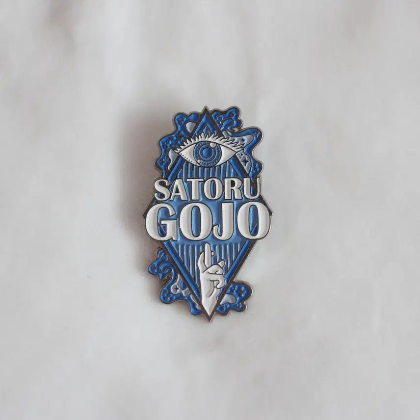 [BUNJANG] Jujutsu Kaisen Satoru Gojo Metal Pin Animeplus Collaboration Cafe / 주술회전 고죠 사토루 금속 뱃지 애니플러스 콜라보카페