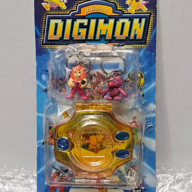 [BUNJANG] Digimon Mini Figure Keychain Digivice Set (Sealed) / 고전완구 디지몬 미니피규어 열쇠고리 디지바이스 세트 미개봉품