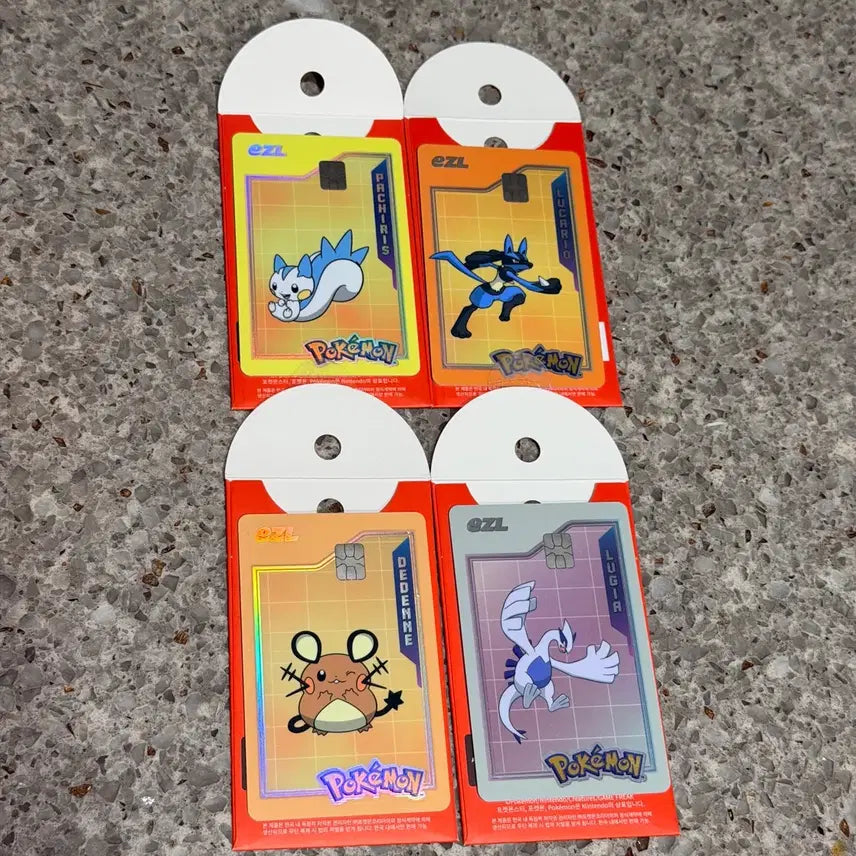 [BUNJANG] Pokemon Eeveelution Transpo Card Set / 포켓몬 이즐 교통카드 4종 판매