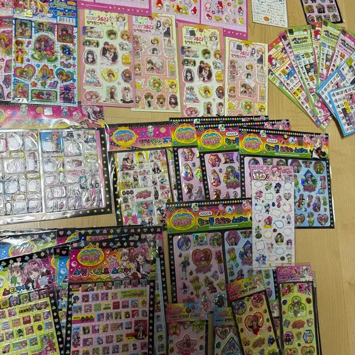 [BUNJANG] Vintage Stationery Sticker Bundle (65 pcs) / 고전 스티커 일괄 65개