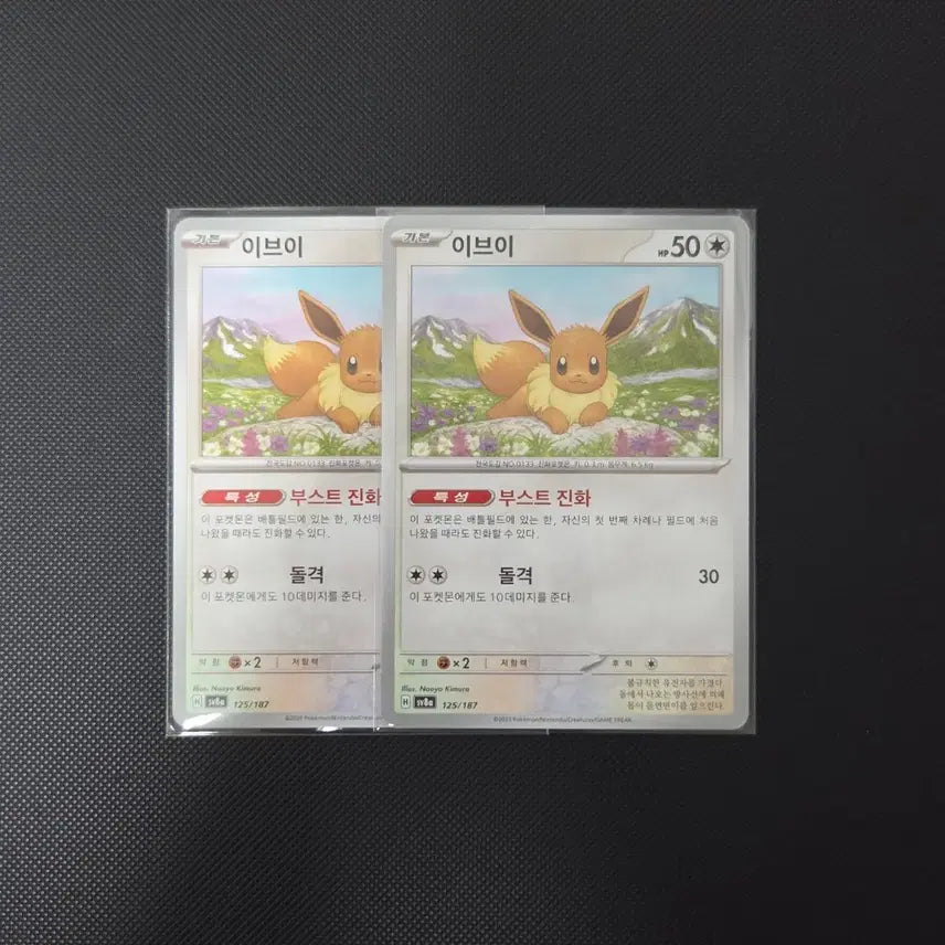 [BUNJANG] Eevee Evolutions SV8a Card for Pokédex Collection / [포켓몬 카드] 이브이 부스트 진화 sv8a 덱소스 도감용