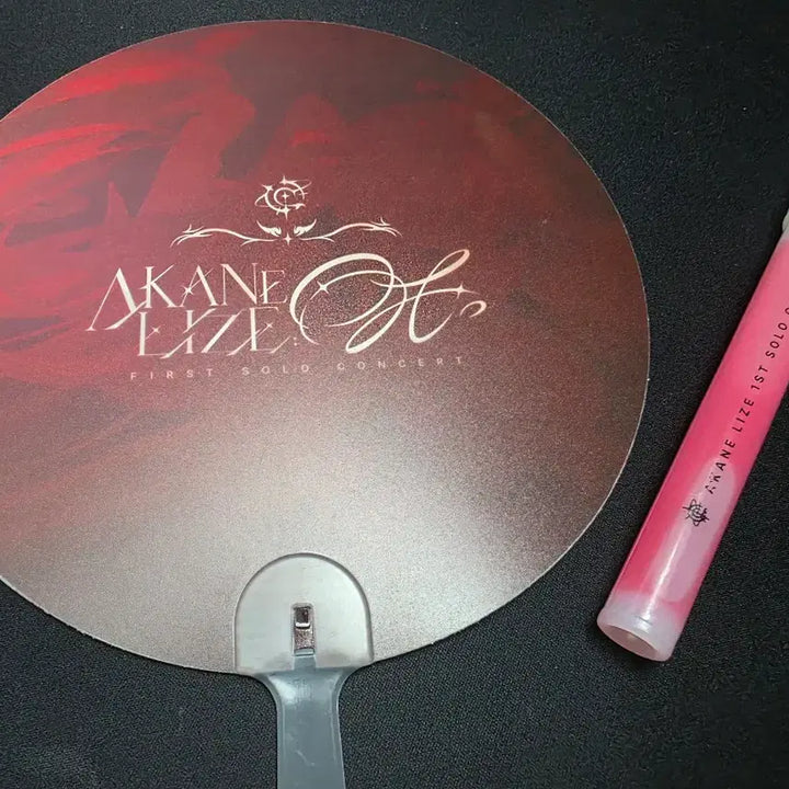 [BUNJANG] Stellive Akane Rise Concert Fan &amp; Disposable Cheer Stick / 스텔라이브 아카네 리제 콘서트 부채, 일회용 응원봉
