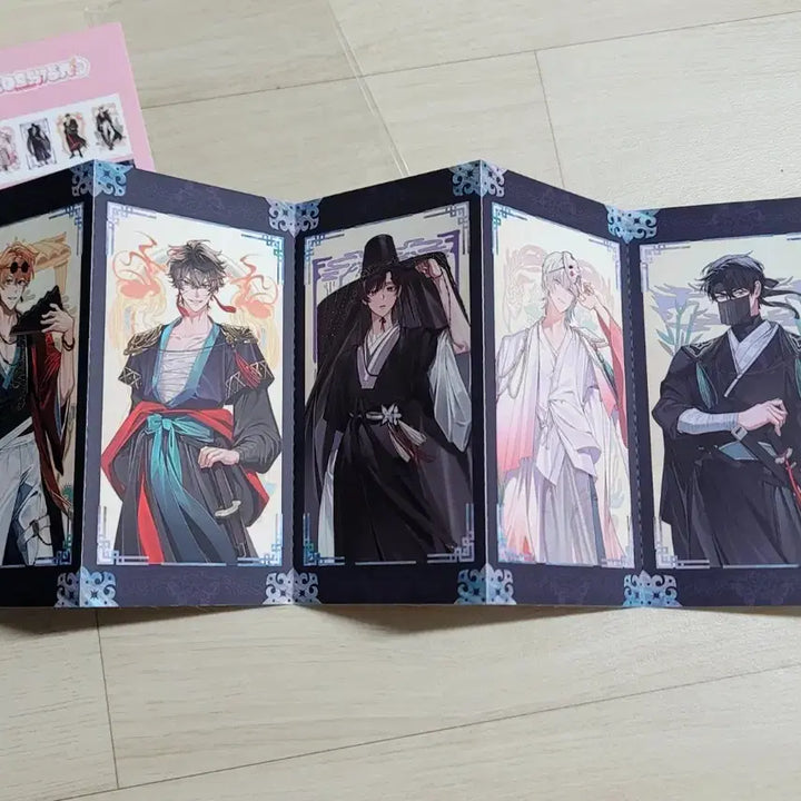 [BUNJANG] Scythism Hanbok Folding Screen Postcard Set / 스코시즘 한복병풍엽서세트