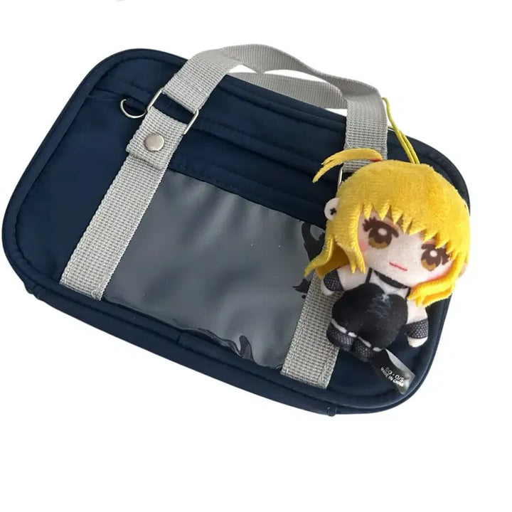 [BUNJANG] Itabag Pouch &amp; Keyring Set (Japanese High School Girl &