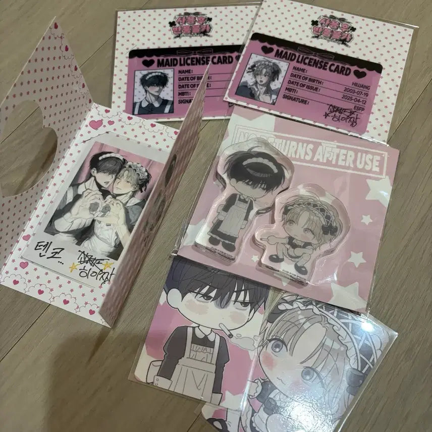 [BUNJANG] Cheki Corotto Set &amp; Photocard Bundle Set / 사용후반품불가 메이드 라이센스 체키 코롯토 세트 판매