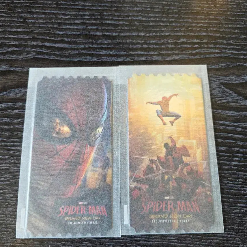[BUNJANG] Spider-Man: Brand New Day Original Ticket Set / 스파이더맨 : 브랜드 뉴데이 오리지널 티켓 2종 판매