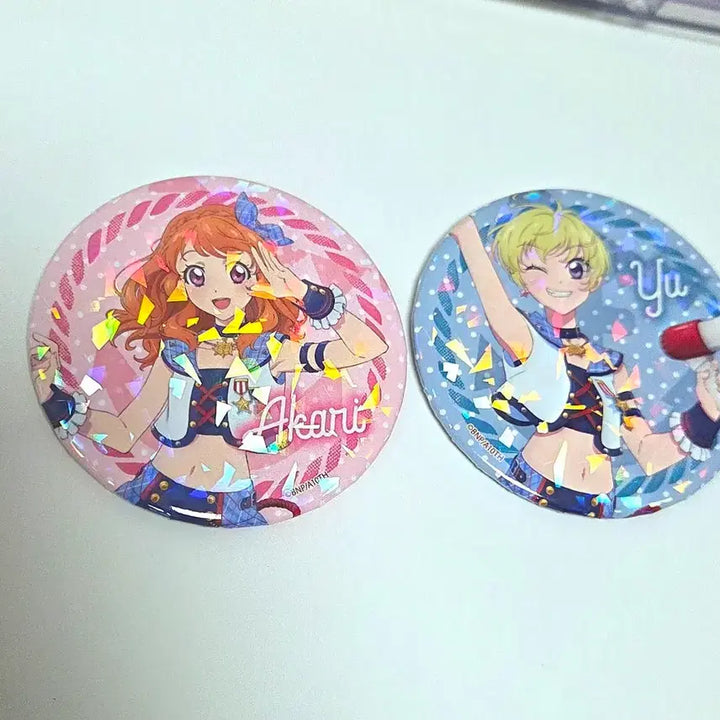 [BUNJANG] Aikatsu! Akari Hoshimiya, Yume Yozora, &amp; Yui Yumeji Can Badge Bundle Set / 일괄)아이카츠 아이엠스타 아카리 하늘 유우 유이 캔뱃지