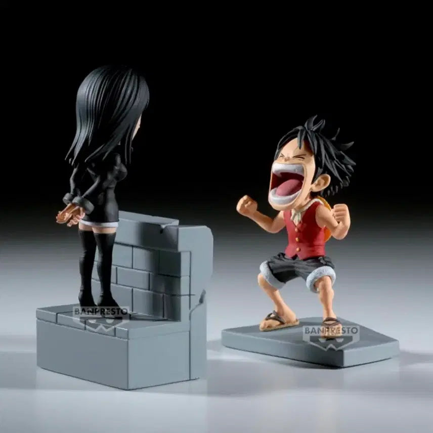 [BUNJANG] One Piece World Collectable Monkey D. Luffy &amp; Nico Robin Figure (Sealed) / 원피스 월드콜렉터블 몽키 D 루피 &amp; 니코로빈 미개봉