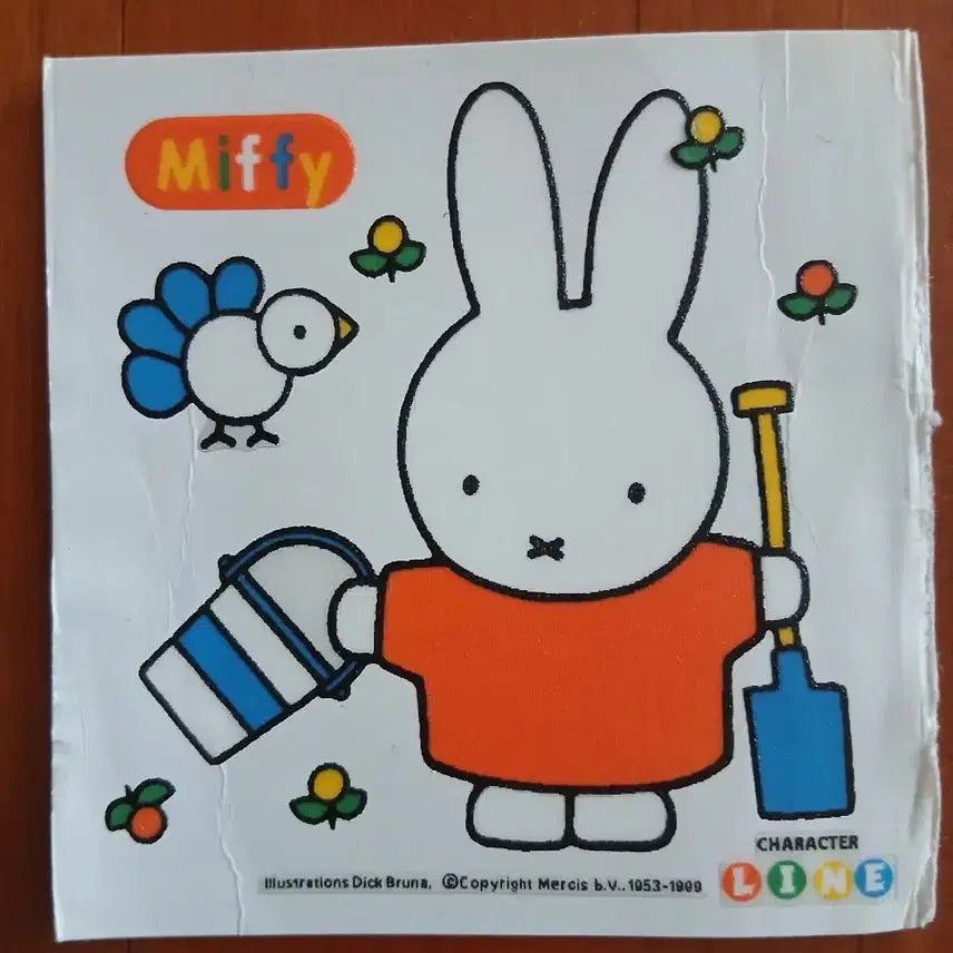 [BUNJANG] Vintage Miffy Character Stickers (1953-1999) / 고전 빈티지 미피 캐릭터 스티커
