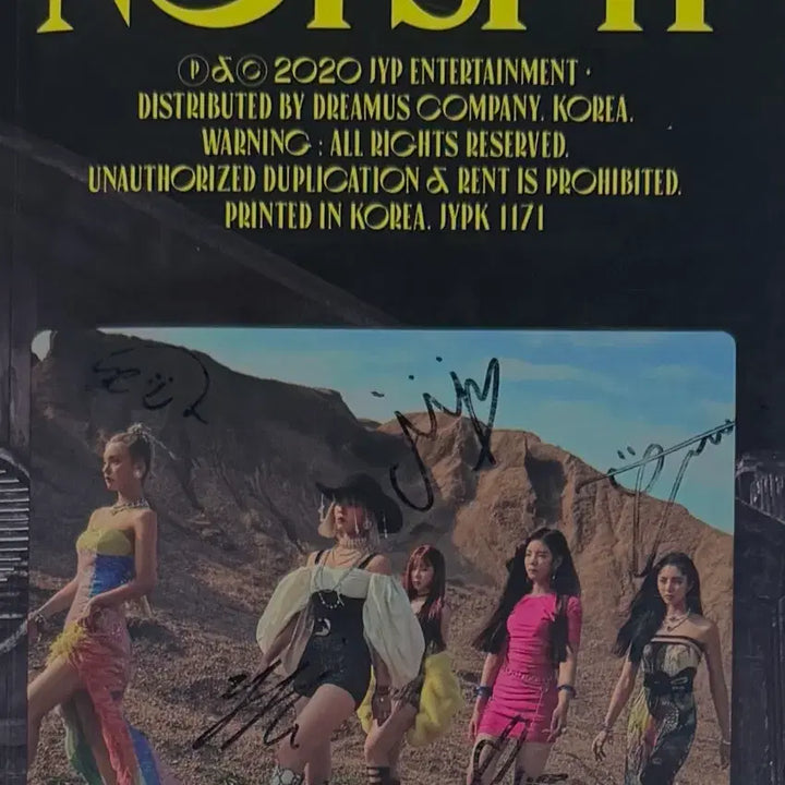 [BUNJANG] ITZY Not Shy Autographed Album / 있지 NOT SHY 싸인앨범