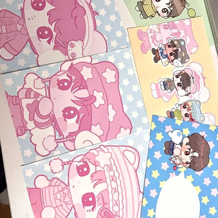 [BUNJANG] NCT WISH Riku Yushi Sakuya K-Pop Photo Booth Prints Set / 엔시티위시 엔위시 리쿠 유우시 사쿠야 삼쿠 프박 프린팅박스 다꾸 엽서 라무네님 라무네 비공굿
