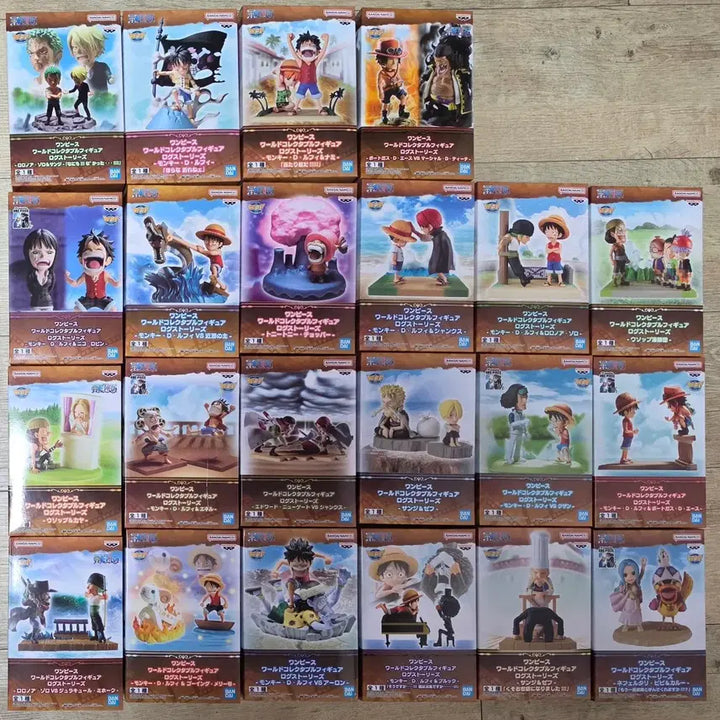 [BUNJANG] One Piece World Collectable Log Story Full Set / 원피스 월드콜렉터블 로그스토리 내수용 풀세트 팝니다