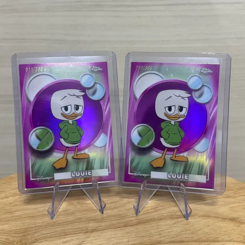 [BUNJANG] Disney Donald Duck Louie Limited Edition Set (399 pcs) / 탑스크롬 디즈니 도날드덕 루이 399 한정카드 일괄