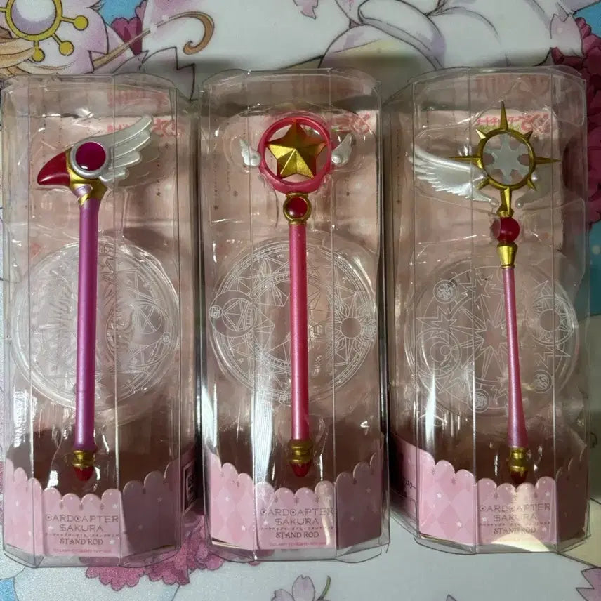 [BUNJANG] Cardcaptor Sakura Standee Rod Complete Set (Sealed) / [급전]카드캡터체리 스탠드로드 미개봉 전종