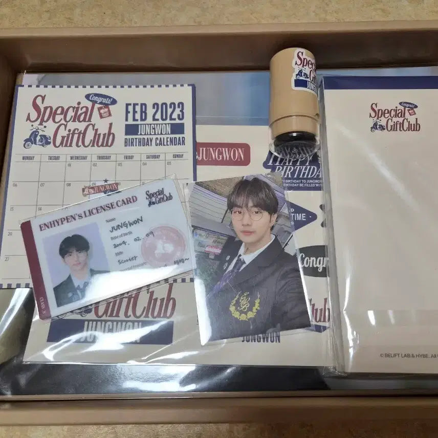 [BUNJANG] ENHYPEN Jungwon Special Gift Club Birthday Photocard / 엔하이픈 스페셜기프트 정원 생일 ENHYPEN Special Gift Club JUNGWON