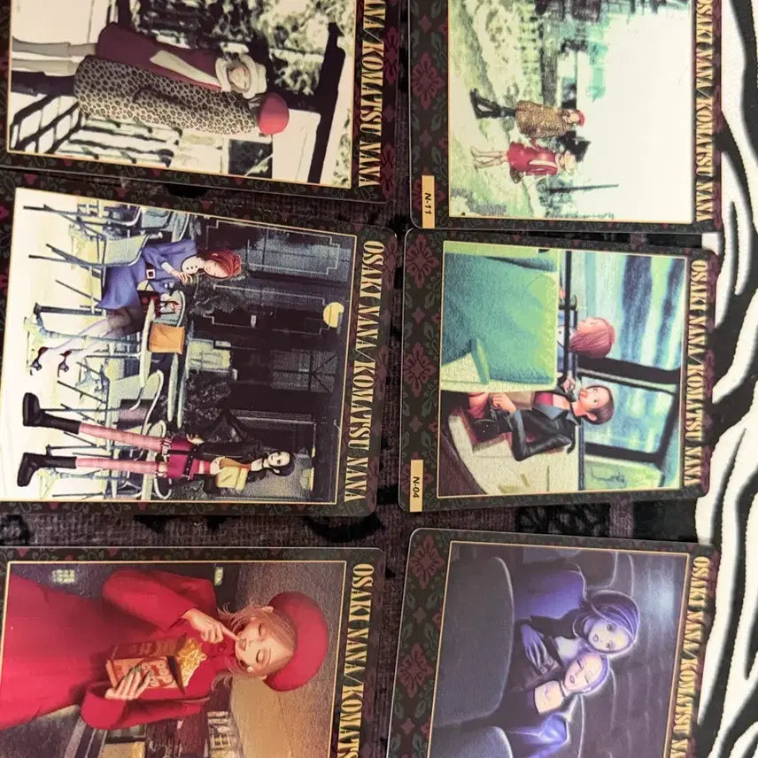 [BUNJANG] Yazawa Ai Nana China Bandai Namco Official Card Collection Set / 야자와아이 나나 중국 반다이남코 공식 카드 컬렉션