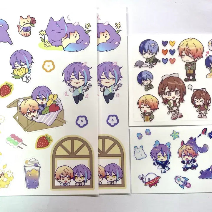 [BUNJANG] Project Sekai Louis Tsuka Spring Theme Die-Cut Stickers (2 pcs) / 프세카 비공굿 루이츠카 봄테마 칼선스티커 2장