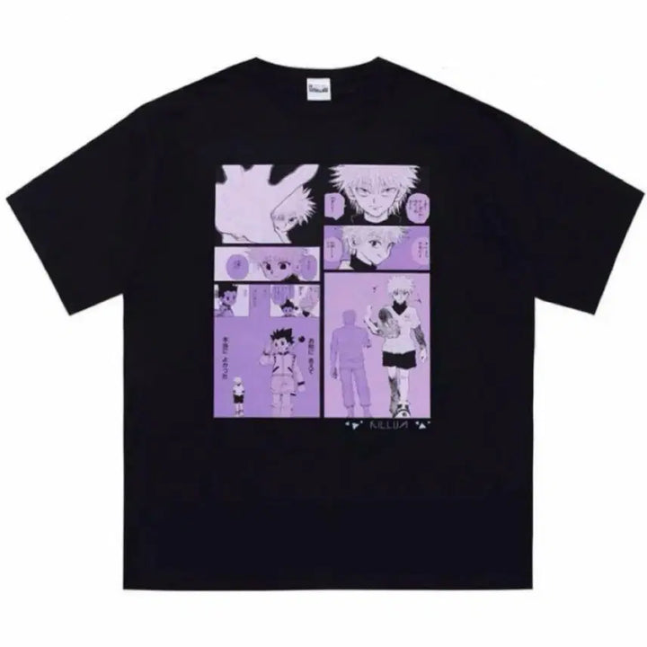 [BUNJANG] Hunter x Hunter Killua Birthday Limited Edition T-Shirt, Figure, Keyring, and Acrylic Stand Set / 택포 12) 헌터헌터 키르아 생일 굿즈 티셔츠 피규어 키링 아크릴