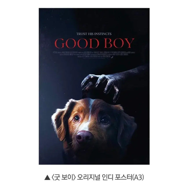 [BUNJANG] The Good Boy Original Indie Poster + Occult Signed Poster (A3) / <굿 보이> 오리지널 인디 포스터 + 오컬트 싸인 포스터 (A3)