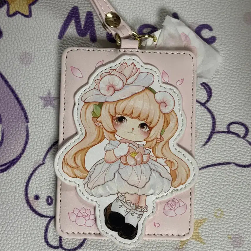 [BUNJANG] Mimia Kuji Card Wallet Pink / 미미아 쿠지 카드지갑 핑크 0.5